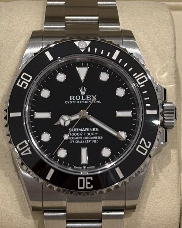 2025 Rolex Submariner No-Date 41MM Black Dial Oyster Bracelet (124060)