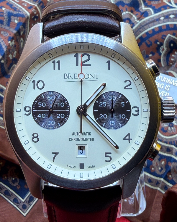 2007 Bremont ALT1-C Cream 43MM Cream Dial Leather Strap (ALT1-C-CR-R-S)