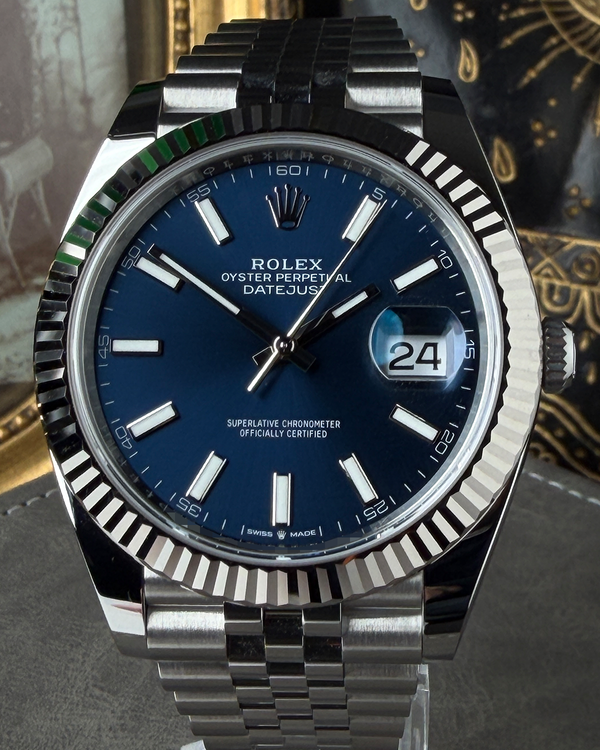 2025 Rolex Datejust 41MM Blue Dial Jubilee Bracelet (126334)