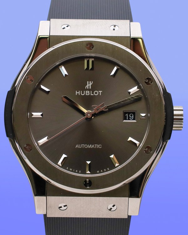 2025 Hublot Classic Fusion Racing Grey 42MM Grey Dial Rubber Strap (542.NX.7071.RX)