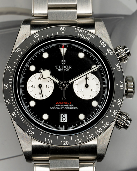2021 Tudor Black Bay Chrono 41MM Black Dial Steel Bracelet (79360N)