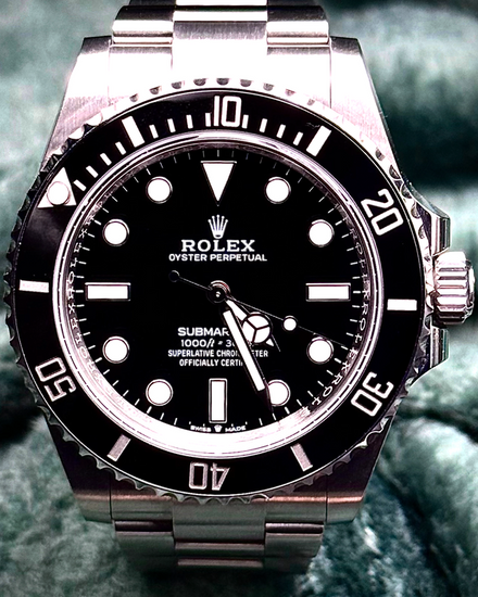 No Reserve - 2024 Rolex Submariner No-Date 41MM Black Dial Oyster Bracelet (124060)