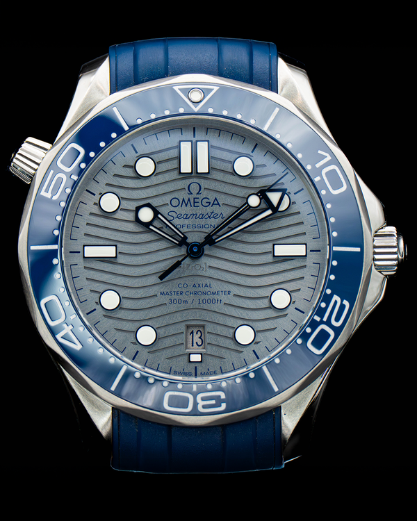2023 Omega Seamaster Diver 300M 42MM Grey Dial Rubber Strap (210.32.42.20.06.001)