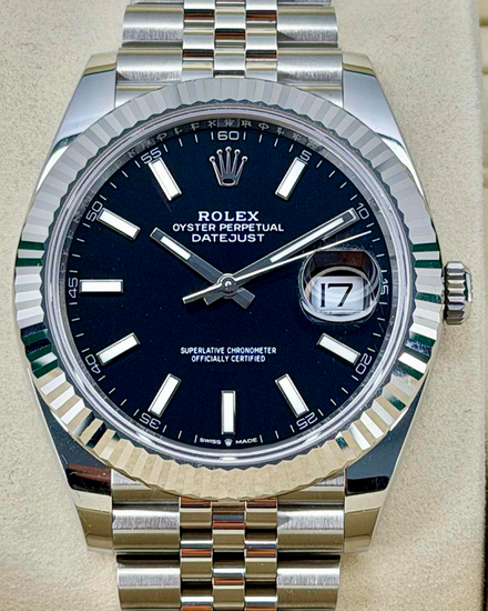 2025 Rolex Datejust 41MM Black Dial Jubilee Bracelet (126334)