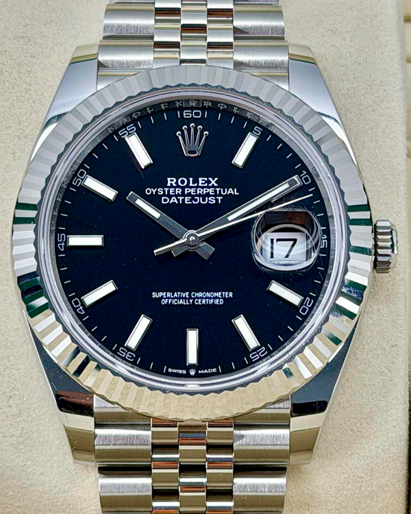 2025 Rolex Datejust 41MM Black Dial Jubilee Bracelet (126334)