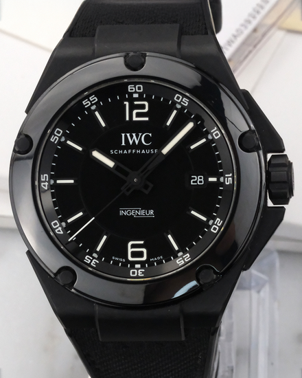 2016 IWC Schaffhausen Ingenieur "AMG" 46MM Black Dial Rubber Strap (IW322503)