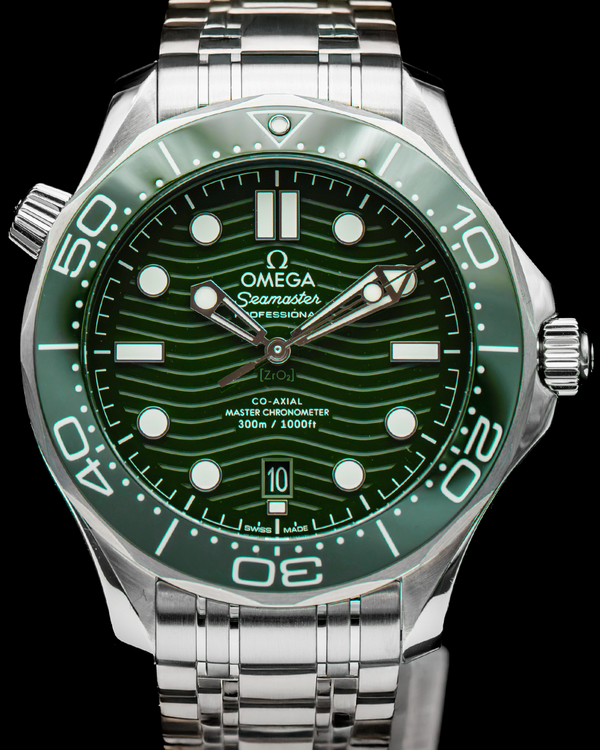 2025 Omega Seamaster Diver 300M "Seaweed" 42MM Green Dial Steel Bracelet (210.30.42.20.10.001)