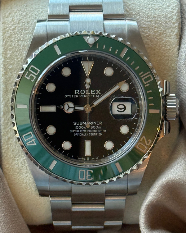2023 Rolex Submariner Date "Starbucks" 41MM Black Dial Oyster Bracelet (126610LV)