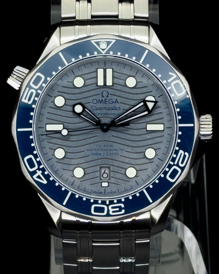 2023 Omega Seamaster Diver 300M 42MM Grey Dial Steel Bracelet (210.30.42.20.06.001)