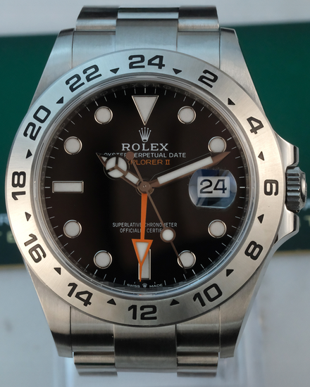 2022 Rolex Explorer II 42MM Black Dial Oyster Bracelet (226570)