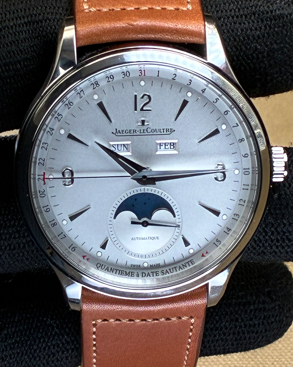 2021 Jaeger-LeCoultre Master Calendar 40MM Silver Dial Leather Strap (Q4148420)