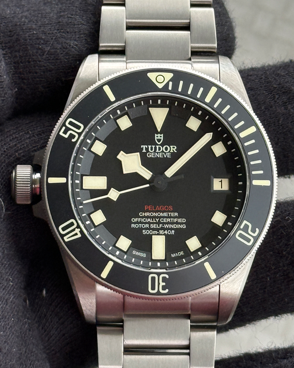 2025 Tudor Pelagos LHD 42MM Black Dial Titanium Bracelet (25610TNL)
