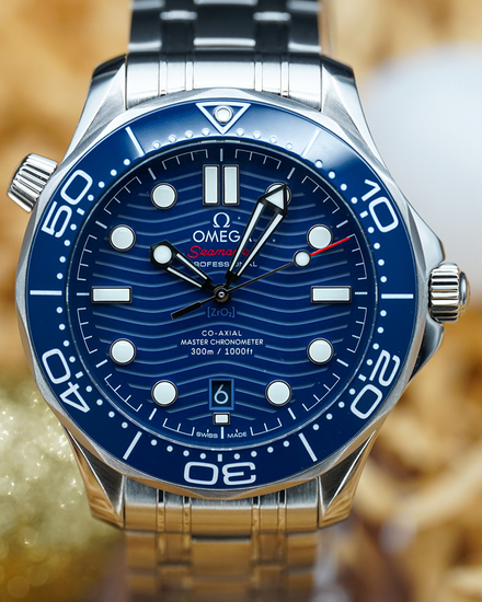 No Reserve - 2024 Omega Seamaster Diver 300M 42MM Blue Dial Steel Bracelet (210.30.42.20.03.001)