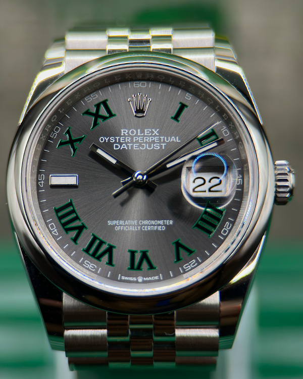 2026 Rolex Datejust "Wimbledon" 36MM Slate Dial Jubilee Bracelet  (126200)