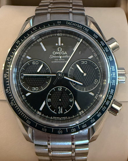 Omega Speedmaster Racing 40MM Black Dial Steel Bracelet (326.30.40.50.01.001)