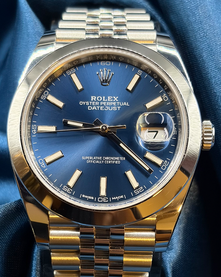 2019 Rolex Datejust 41MM Blue Dial Jubilee Bracelet (126300)