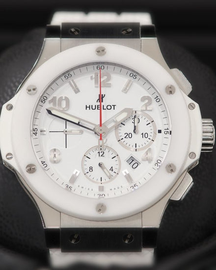 2021 Hublot Big Bang 44MM White Dial Rubber Strap (301.SE.230.RW)