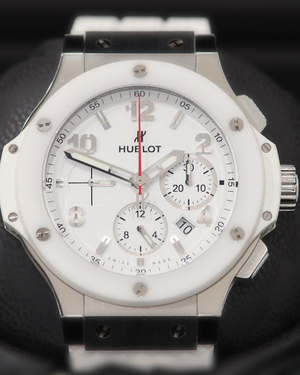 2021 Hublot Big Bang 44MM White Dial Rubber Strap (301.SE.230.RW)