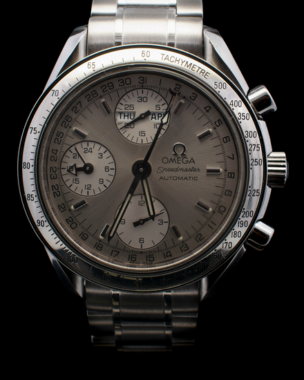 Omega Speedmaster Day-Date 39MM Silver Dial Steel Bracelet (3523.30.00)
