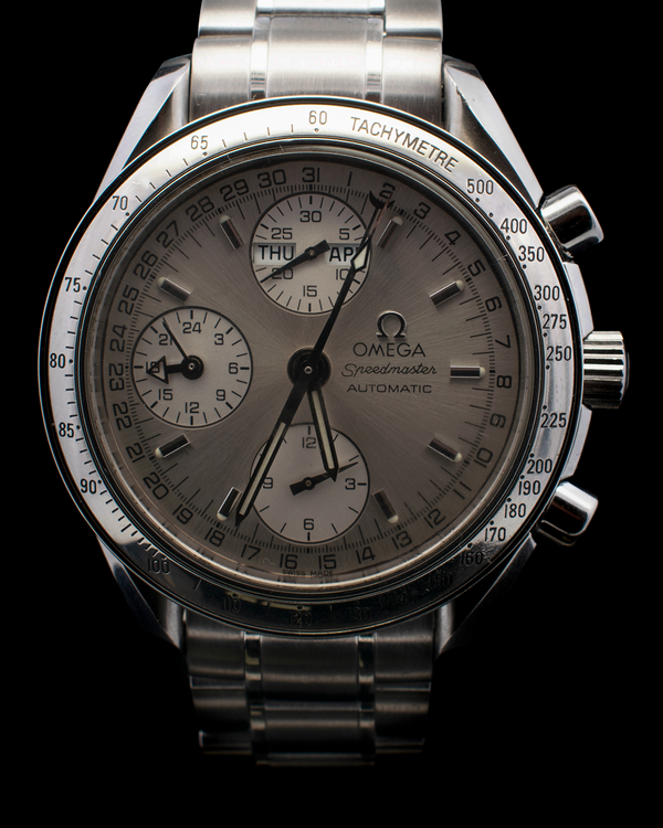 Omega Speedmaster Day-Date 39MM Silver Dial Steel Bracelet (3523.30.00)