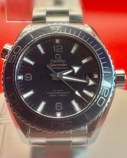 2022 Omega Seamaster Planet Ocean 600M 43.5MM Blue Dial Steel Bracelet (215.30.44.21.03.001)