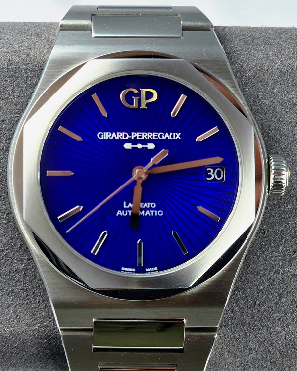 2022 Girard Perregaux Laureato Eternity Edition L.E. 42MM Blue Dial Steel Bracelet (81010-11-432-11A)
