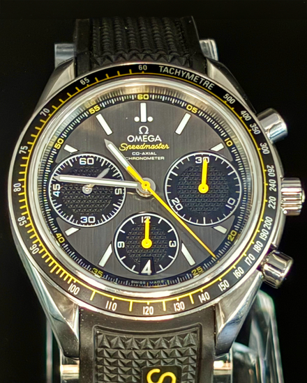 Omega Speedmaster Racing 40MM Grey Dial Rubber Strap (326.32.40.50.06.001)