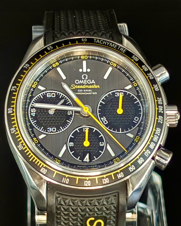 Omega Speedmaster Racing 40MM Grey Dial Rubber Strap (326.32.40.50.06.001)