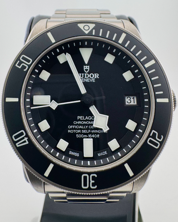No Reserve - 2025 Tudor Pelagos 42MM Black Dial Titanium Bracelet (25600TN)