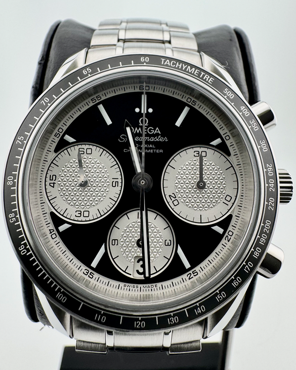 No Reserve - 2025 Omega Speedmaster Racing 40MM Black Dial Steel Bracelet (326.30.40.50.01.002)
