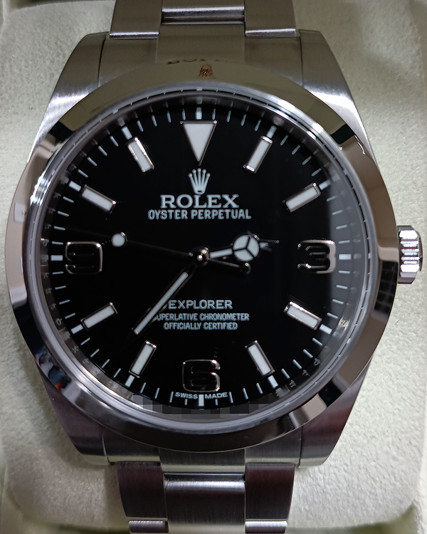 2015 Rolex Explorer 39MM Black Dial Oyster Bracelet (214270)