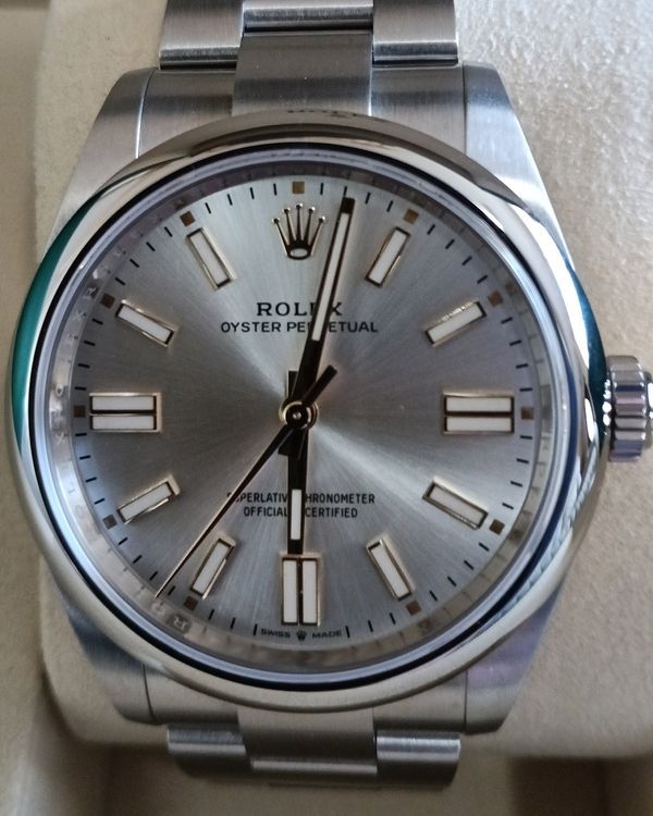 2025 Rolex Oyster Perpetual 41MM Silver Dial Oyster Bracelet (134300)