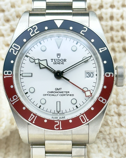 2025 Tudor Black Bay GMT "Pepsi" 41MM White Dial Steel Bracelet (79830RB)