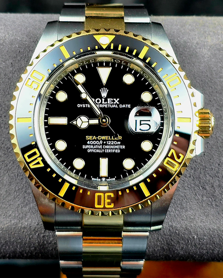 2019 Rolex Sea-Dweller 43MM Black Dial Two-Tone Oyster Bracelet (126603)