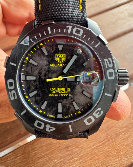 Tag Heuer Aquaracer 41MM Grey Dial Textile Strap (WBD218B.FC6446)