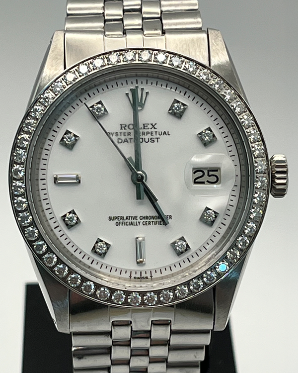 Rolex Datejust 36MM Aftermarket White Dial Jubilee Bracelet (1603)