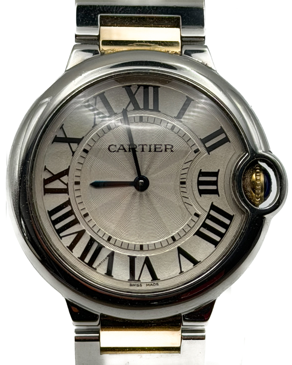 Cartier Ballon Bleu 36MM Quartz Silver Dial Two-Tone Bracelet (3005)
