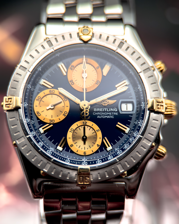 Breitling Chronomat 39MM Blue Dial Steel Bracelet (B13352)