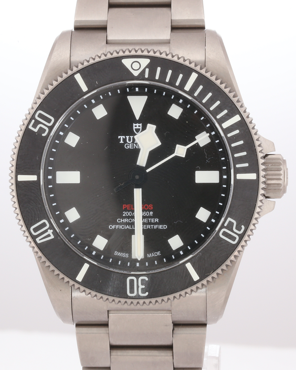 No Reserve - 2025 Tudor Pelagos 39MM Black Dial Titanium Bracelet (25407N)