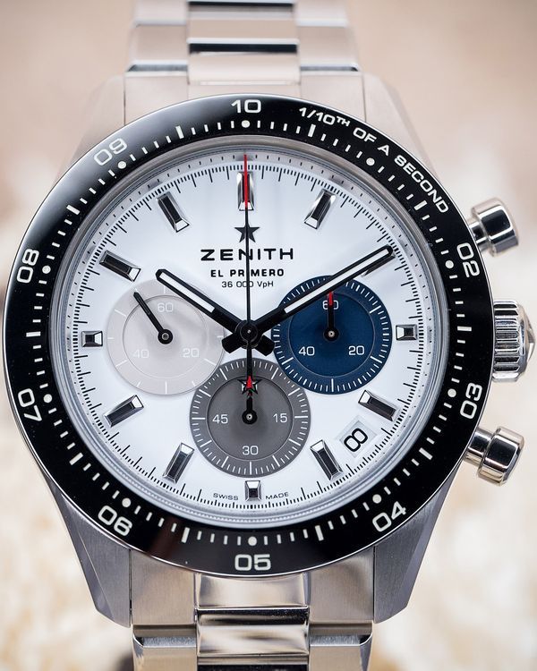 2025 Zenith Chronomaster Sport 41MM White Dial Steel Bracelet (03.3100.3600/69.M3100)