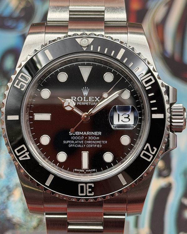 2018 Rolex Submariner Date 40MM Black Dial Oyster Bracelet (116610LN)