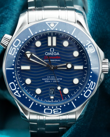 No Reserve - 2024 Omega Seamaster Diver 300M 42MM Blue Dial Steel Bracelet (210.30.42.20.03.001)