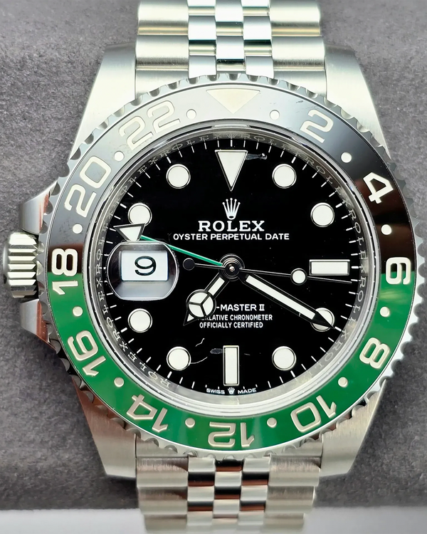 2025 Rolex GMT-Master II "Sprite" 40MM Black Dial Jubilee Bracelet (126720VTNR)