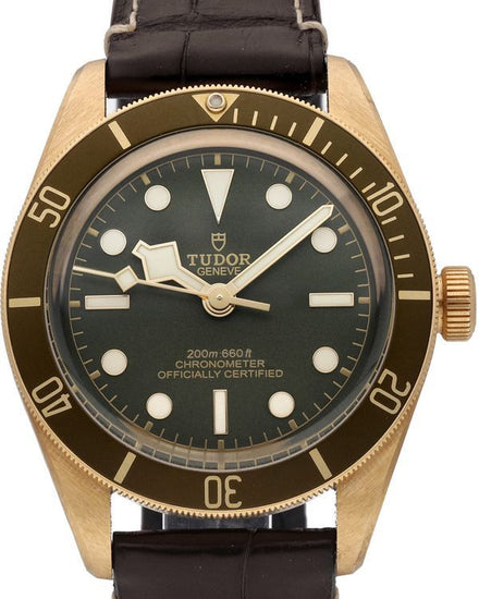 Tudor Black Bay 58 39MM Green Dial Leather Strap (79018V)
