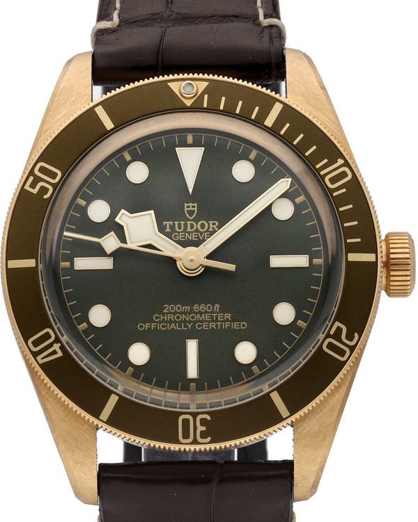 Tudor Black Bay 58 39MM Green Dial Leather Strap (79018V)