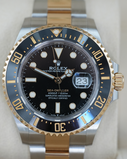 2020 Rolex Sea-Dweller 43MM Black Dial Two-Tone Oyster Bracelet (126603)