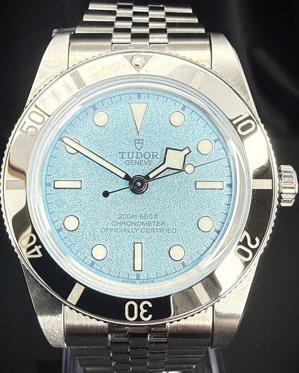 2025 Tudor Black Bay 54' "Lagoon Blue" 37MM Blue Dial Steel Bracelet (79000)