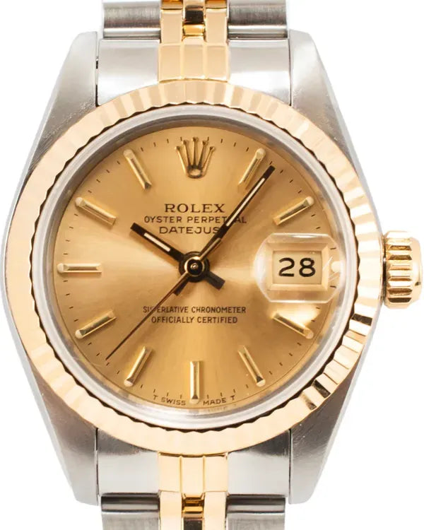 1988 Rolex Lady-Datejust 26MM Champagne Dial Two-Tone Bracelet (69173)