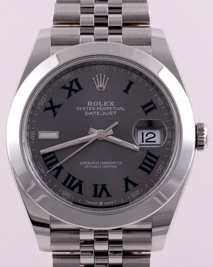 2023 Rolex Datejust "Wimbledon" 41MM Slate Dial Jubilee Bracelet (126300)