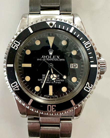Rolex Sea-Dweller "Great White" 40MM Black Dial Oyster Bracelet (1665)